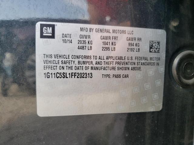 Photo 10 from auction – 2015 CHEVROLET MALIBU 1LT with VIN 1G11C5SL1FF202313