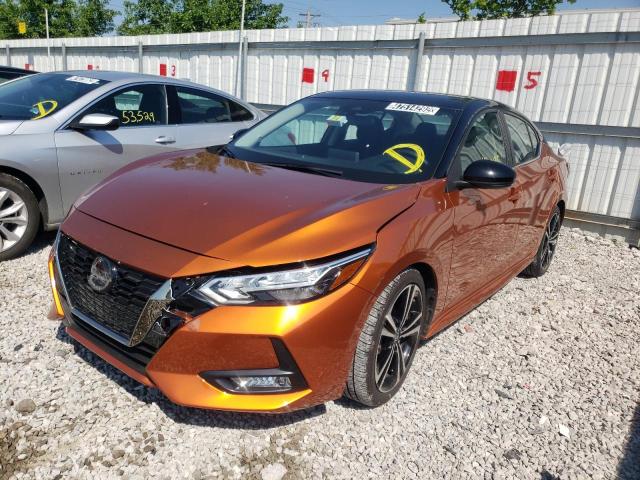 Photo 2 from auction – 2020 NISSAN SENTRA SR with VIN 3N1AB8DVXLY210430