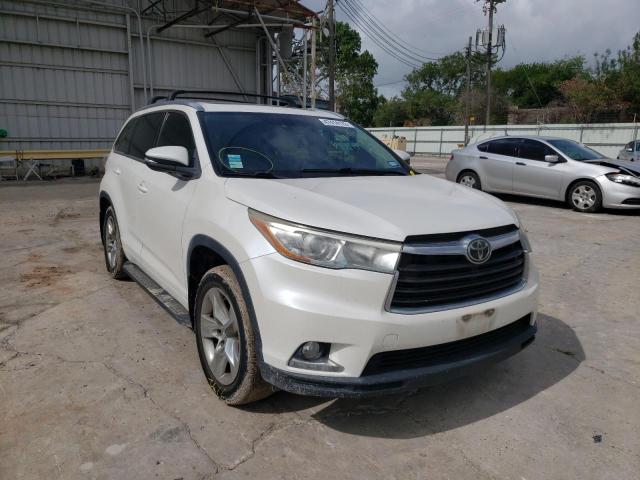 TOYOTA HIGHLANDER 2015 with VIN 5TDDKRFH1FS077141 - Photo from auction