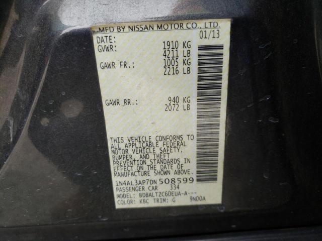 Photo 10 from auction – 2013 NISSAN ALTIMA 2.5 with VIN 1N4AL3AP7DN508599