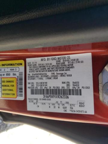 Photo 10 from auction – 2014 FORD FUSION TIT with VIN 3FA6P0K95ER262336