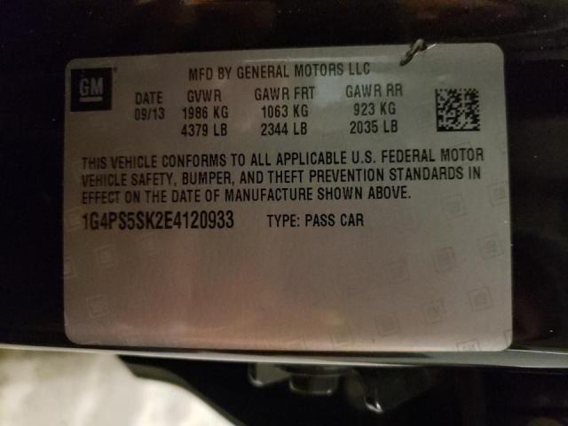 Photo 10 from auction – 2014 BUICK VERANO with VIN 1G4PS5SK2E4120933