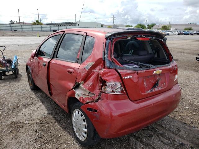 Photo 3 from auction – 2008 CHEVROLET AVEO BASE with VIN KL1TD66628B167175