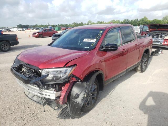 Photo 2 from auction – 2021 HONDA RIDGELINE with VIN 5FPYK3F14MB009135