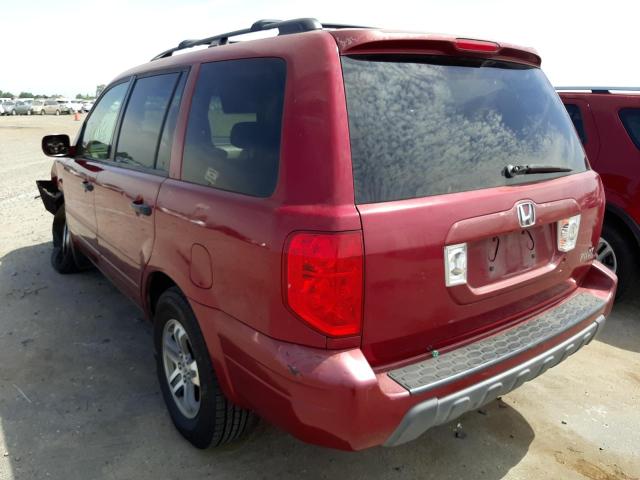 Photo 3 from auction – 2005 HONDA PILOT EX with VIN 2HKYF18455H544048