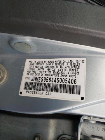 Photo 10 from auction – 2004 HONDA CIVIC HYBR with VIN JHMES95644S005406