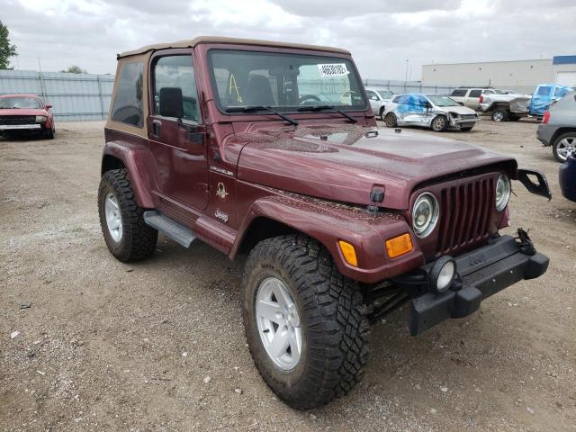 JEEP WRANGLER / 2002 with VIN 1J4FA59S52P731665 - Photo from auction