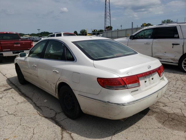 Photo 3 from auction – 2008 HYUNDAI AZERA SE with VIN KMHFC46F58A262716