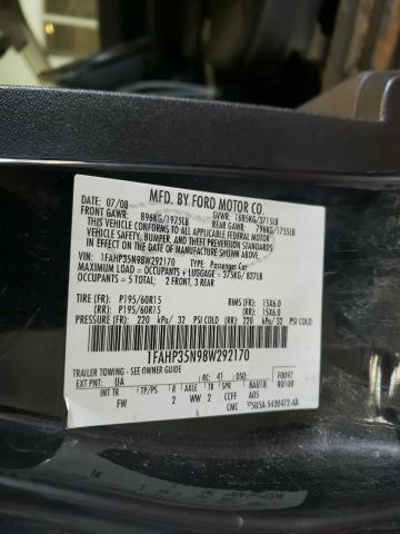 Photo 10 from auction – 2008 FORD FOCUS SE with VIN 1FAHP35N98W292170