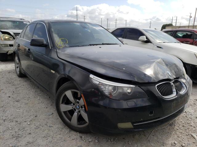 BMW 528 I 2008 with VIN WBANU53558CT08528 - Photo from auction