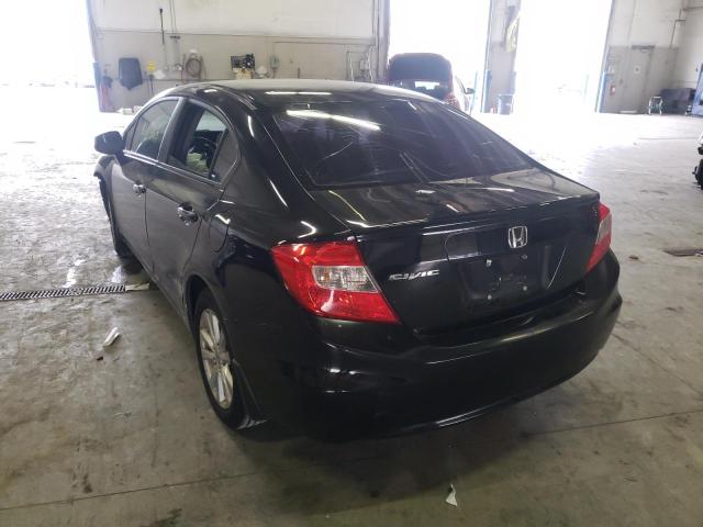 Photo 3 from auction – 2012 HONDA CIVIC EX with VIN 19XFB2F88CE387938