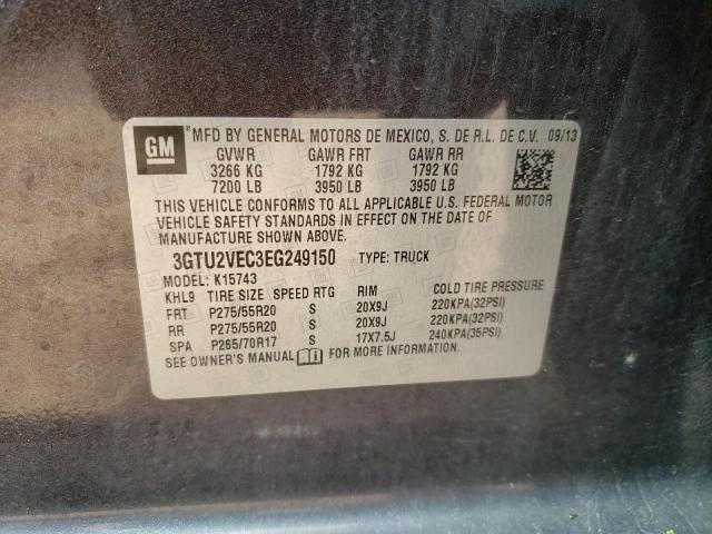 Zdjęcie 10 z aukcji – 2014 GMC SIERRA K15 z VIN 3GTU2VEC3EG249150