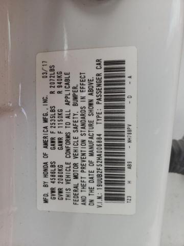 Photo 10 from auction – 2017 ACURA TLX TECH with VIN 19UUB2F52HA006884