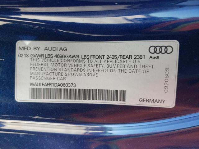 Photo 10 from auction – 2013 AUDI A5 PREMIUM with VIN WAULFAFR1DA060373