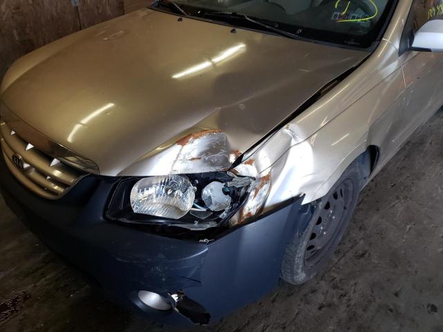 Photo 9 from auction – 2006 KIA SPECTRA LX with VIN KNAFE121965357452