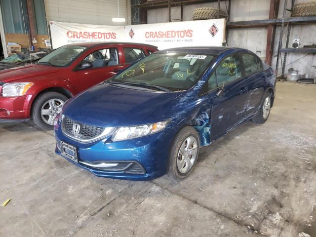 Photo 2 from auction – 2015 HONDA CIVIC LX with VIN 2HGFB2F55FH558256
