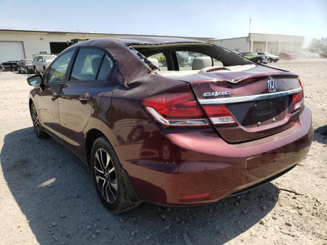 Photo 3 from auction – 2014 HONDA CIVIC EX with VIN 19XFB2F82EE047428