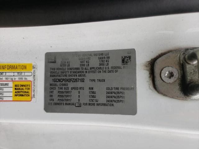 Photo 10 from auction – 2015 CHEVROLET SILVERADO with VIN 1GCNCPEH2FZ267102
