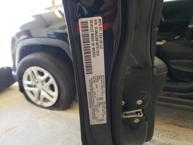 Photo 10 from auction – 2021 JEEP COMPASS SP with VIN 3C4NJCAB1MT511018