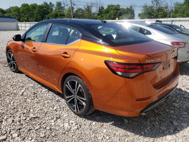 Photo 3 from auction – 2020 NISSAN SENTRA SR with VIN 3N1AB8DVXLY210430