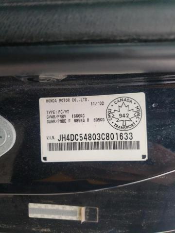 Photo 10 from auction – 2003 ACURA RSX with VIN JH4DC54803C801633