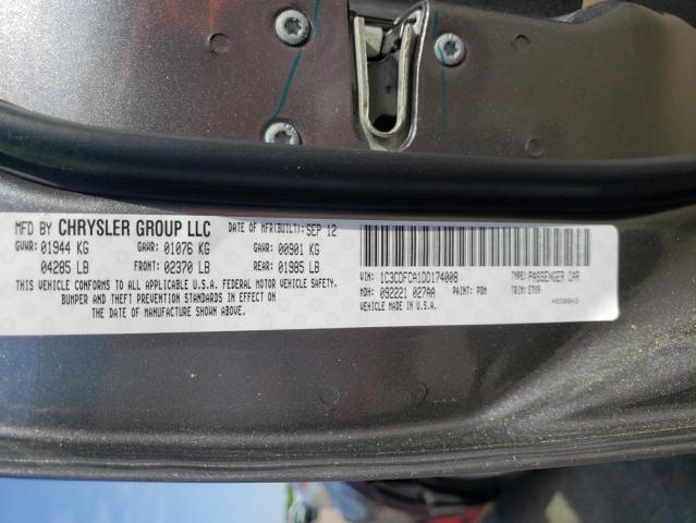 Photo 10 from auction – 2013 DODGE DART LIMIT with VIN 1C3CDFCA1DD174008
