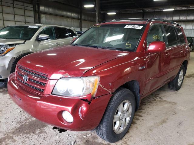 Photo 2 from auction – 2002 TOYOTA HIGHLANDER with VIN JTEHF21A120083120