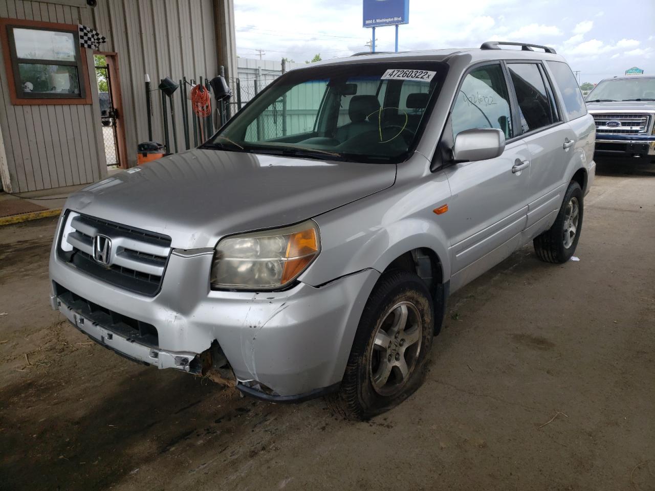 Photo 15 from auction – 2007 HONDA PILOT EXL with VIN 5FNYF28517B033811