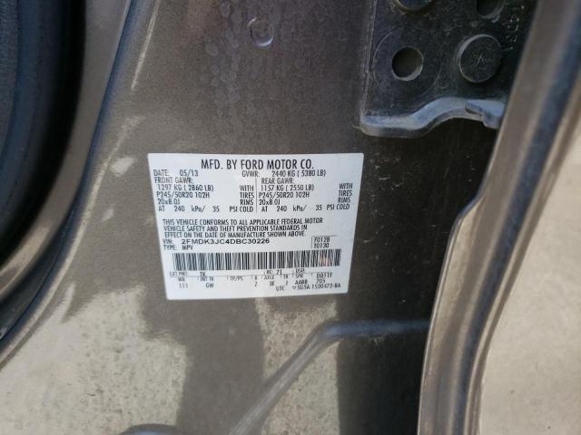 Photo 10 from auction – 2013 FORD EDGE SEL with VIN 2FMDK3JC4DBC30226