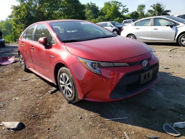 TOYOTA COROLLA LE 2020 with VIN JTDEBRBE5LJ012267 - Photo from auction