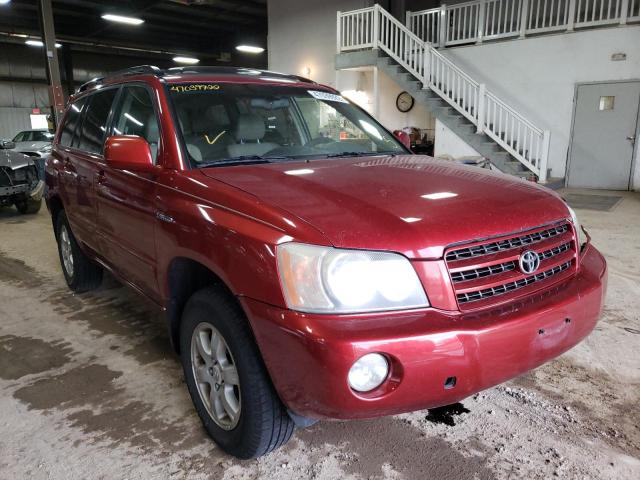 TOYOTA HIGHLANDER 2002 con VIN JTEHF21A120083120 - Foto de la subasta