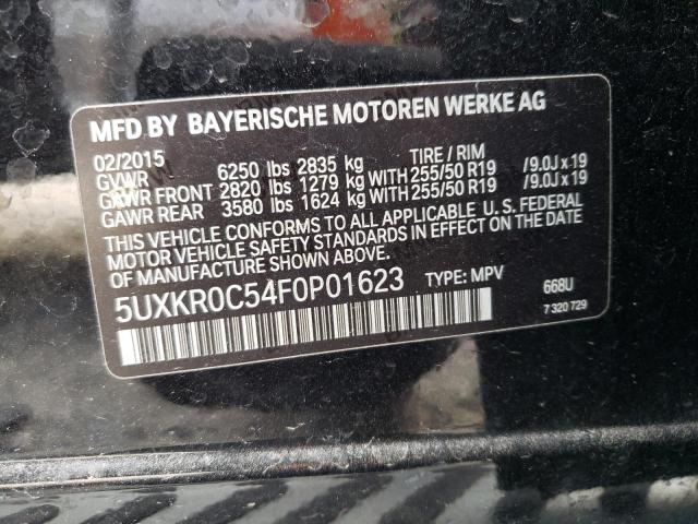 Photo 10 from auction – 2015 BMW X5 XDRIVE3 with VIN 5UXKR0C54F0P01623