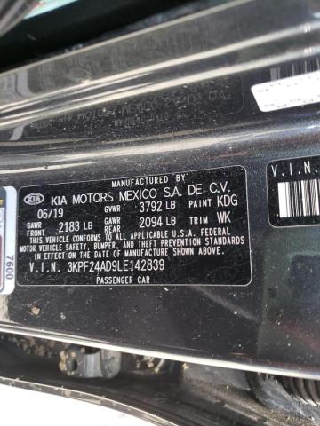 Photo 10 from auction – 2020 KIA FORTE FE with VIN 3KPF24AD9LE142839