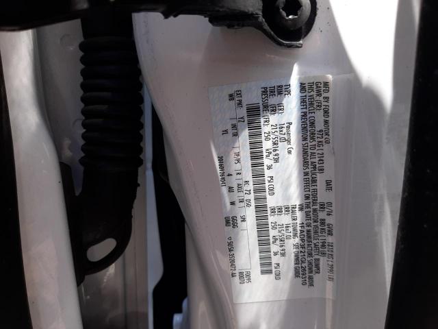 Photo 10 from auction – 2016 FORD FOCUS SE with VIN 1FADP3F21GL269310