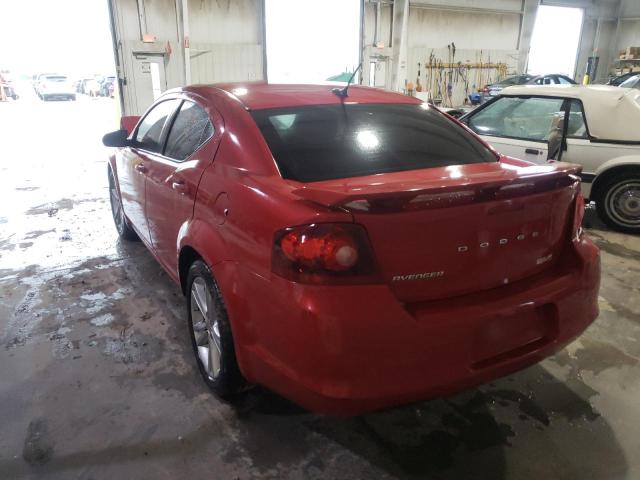 Photo 3 from auction – 2014 DODGE AVENGER SE with VIN 1C3CDZAB7EN109138