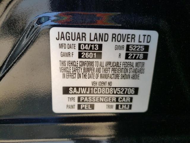 Photo 10 from auction – 2013 JAGUAR XJ with VIN SAJWJ1CD8D8V52706