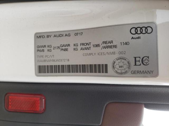 Photo 10 from auction – 2018 AUDI A4 PROGRES with VIN WAUBNAF48JA037218