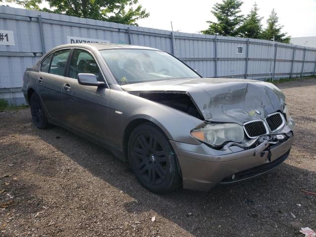 BMW 745 I 2004 with VIN WBAGL63584DP73004 - Photo from auction