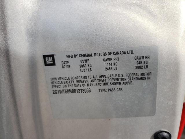 Photo 10 from auction – 2008 CHEVROLET IMPALA LT with VIN 2G1WT58N881378963