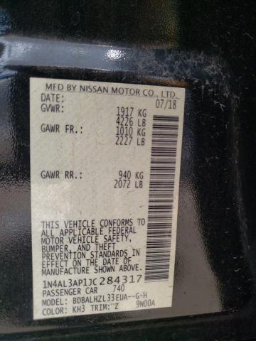 Photo 10 from auction – 2018 NISSAN ALTIMA 2.5 with VIN 1N4AL3AP1JC284317