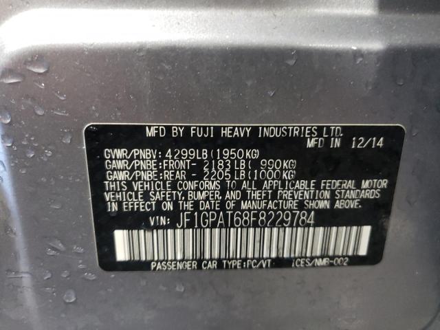 SUBARU IMPREZA SP 2015 with VIN JF1GPAT68F8229784 - Photo from auction