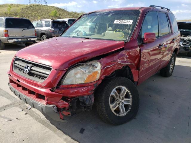 Photo 2 from auction – 2004 HONDA PILOT EXL with VIN 2HKYF18614H545441