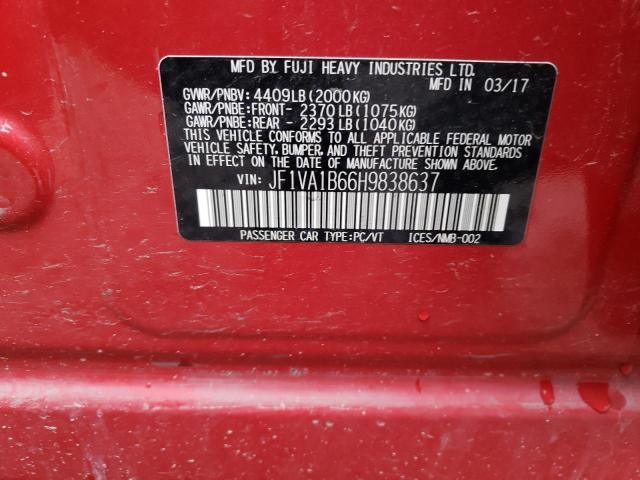 Фото 10 с аукциона – 2017 SUBARU WRX с VIN JF1VA1B66H9838637
