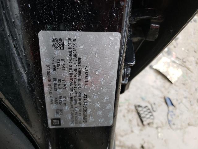 Photo 10 from auction – 2016 BUICK VERANO SPO with VIN 1G4PW5SK3G4171431