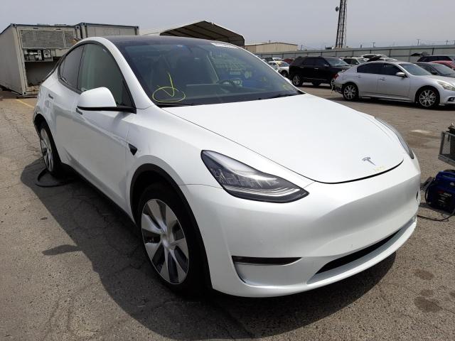 TESLA MODEL Y 2021 with VIN 5YJYGAEE1MF256440 - Photo from auction