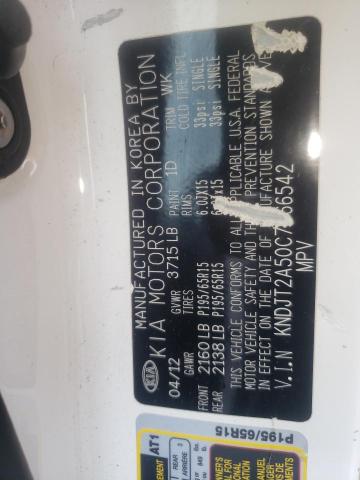 Photo 10 from auction – 2012 KIA SOUL with VIN KNDJT2A50C7466542