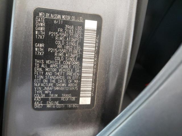Photo 10 from auction – 2011 NISSAN JUKE S with VIN JN8AF5MR4BT016975