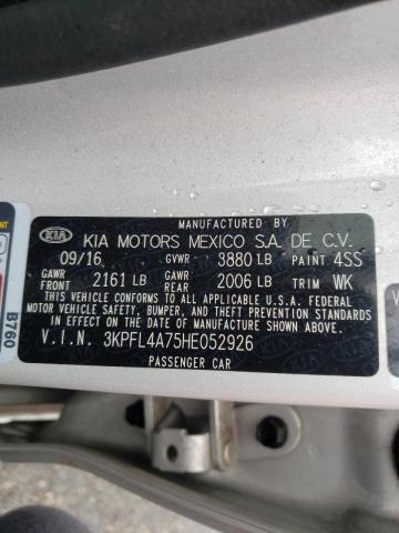 Photo 10 from auction – 2017 KIA FORTE LX with VIN 3KPFL4A75HE052926