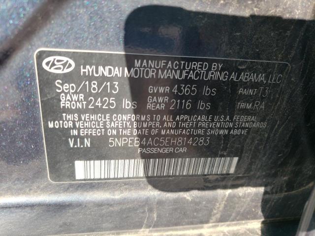 Photo 10 from auction – 2014 HYUNDAI SONATA GLS with VIN 5NPEB4AC5EH814283