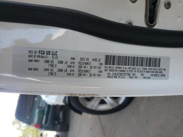 Photo 10 from auction – 2015 JEEP PATRIOT LI with VIN 1C4NJPCB3FD377383